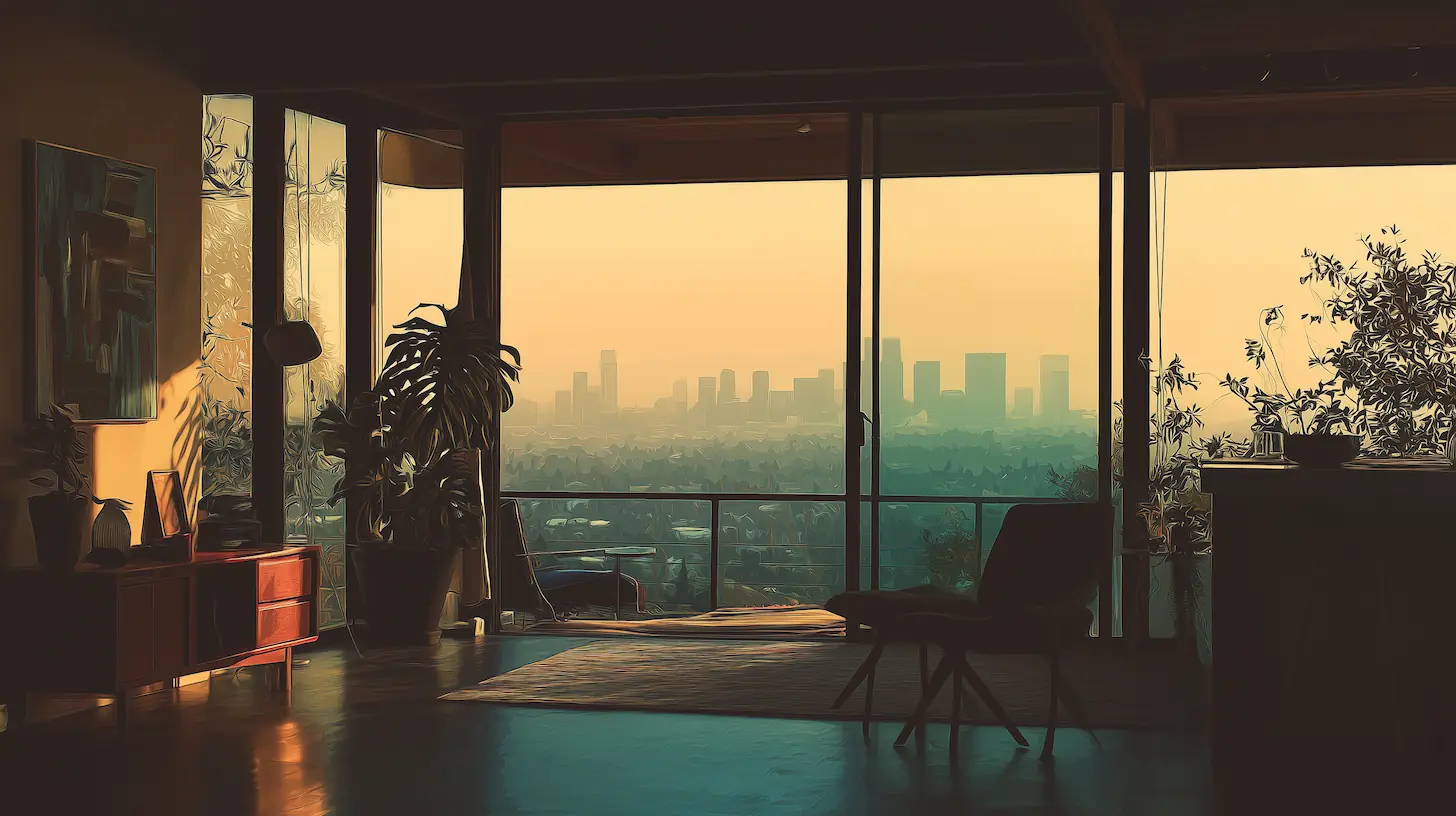 Home office background